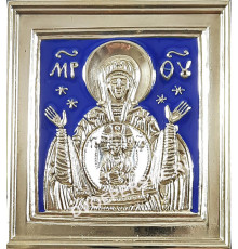 Литая вершковая Богородица Знамение